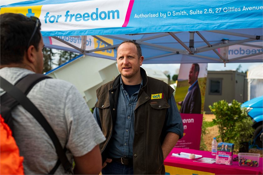 ACT Local Government spokesperson Cameron Luxton