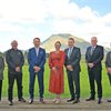 Foresta head of project development and delivery Alex Johnson, Putauaki Trust chief executive John O’Brien, Foresta executive chairman Henry Chang, Kawerau Mayor Faylene Tunui, Foresta executive director Maurice Fabiani, business development manager Foresta head of project development and delivery Alex Johnson, Putauaki Trust chief executive John O’Brien, Foresta executive chairman Henry Chang, Kawerau Mayor Faylene Tunui, Foresta executive director Maurice Fabiani, business development manager