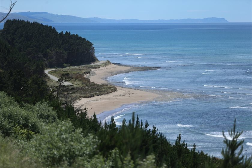 The road leading to Wairarapa coastal village Mataikona in Masterton District is under repair.