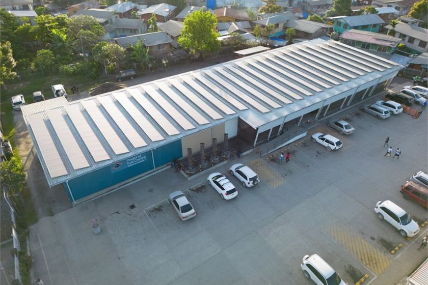 Solar panels at Regional Eye Centre in Honiara