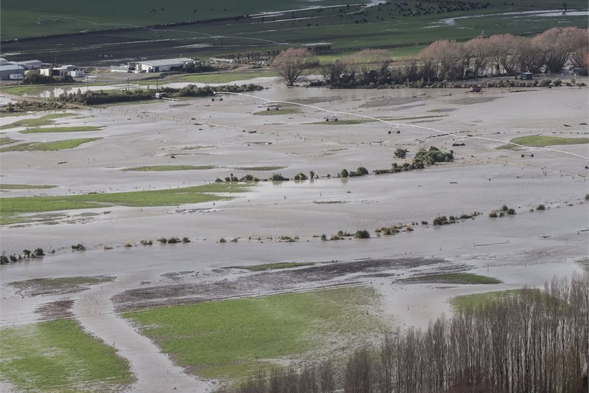 Scenes from the 2021 Canterbury floods in Ashburton. Flood defences across Mid and South Canterbury have received a $6.6 million boost in Government funding to speed up projects aimed at protecting homes, farmland, and infrastructure.