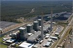 Eraring power station is a black coal-fired power station on the shores of Lake Macquarie, southeast of Newcastle, NSW Eraring power station is a black coal-fired power station on the shores of Lake Macquarie, southeast of Newcastle, NSW