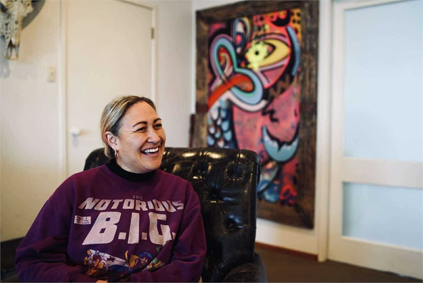 Artist and community researcher Dayna Raroa.