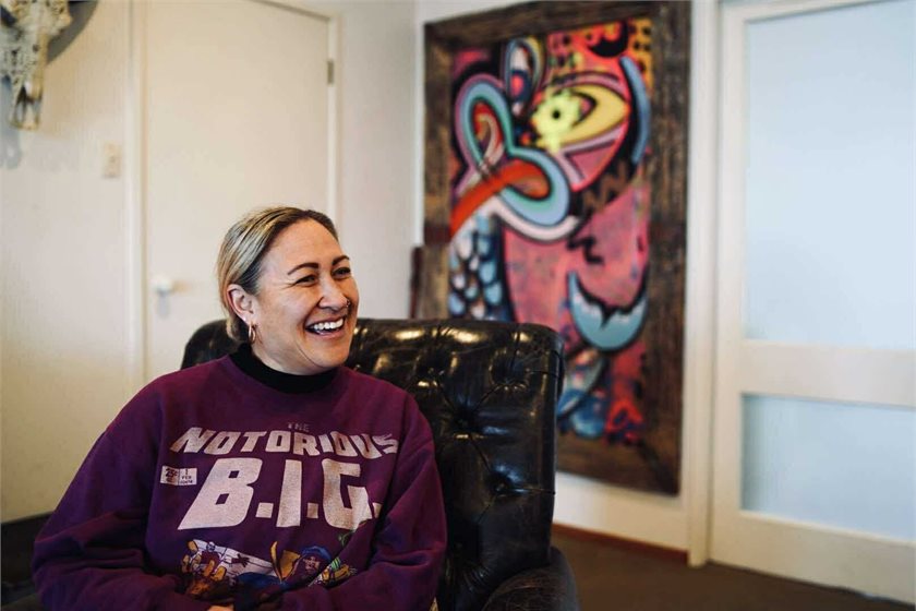 Artist and community researcher Dayna Raroa.