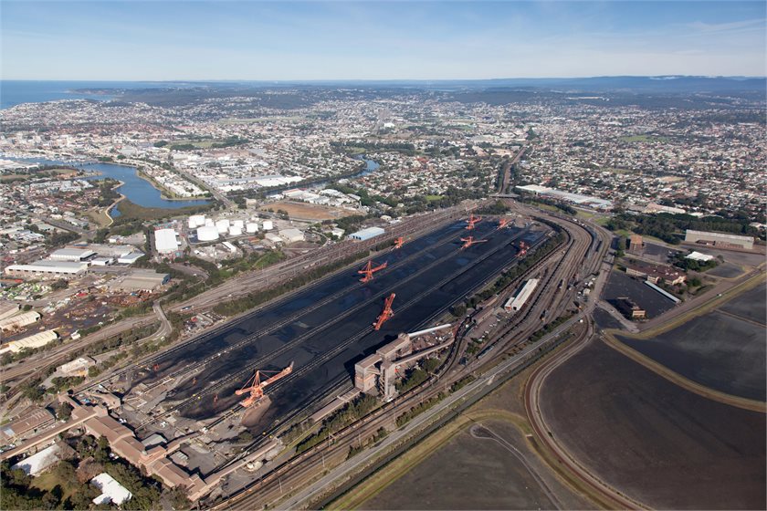 Newcastle is one of the largest coal export ports in Australis