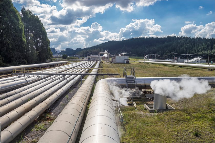 Geothermal power station near Taupō