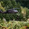 The Valley Road forestry operation was carried out between January and March using a helicopter to lift logs from the steep hillside. The Valley Road forestry operation was carried out between January and March using a helicopter to lift logs from the steep hillside.