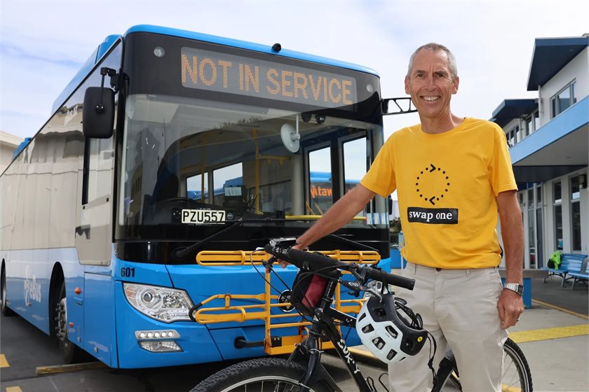 Jim Sinner is leading a new initiative, Swap One, that aims to get commuters out of their car one day a week.