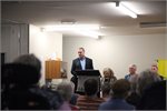 Phill Hooper told the Greypower Ashburton audience that "spending hundreds of thousands of dollars on emission monitoring and reduction for the Ashburton District Council is a waste of money. Phill Hooper told the Greypower Ashburton audience that "spending hundreds of thousands of dollars on emission monitoring and reduction for the Ashburton District Council is a waste of money.