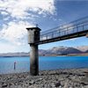 Meridian Energy water level guage at Lake Tekapo Meridian Energy water level guage at Lake Tekapo
