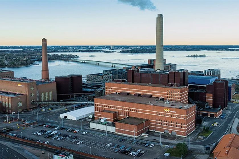 Helsinki energy group Helen's coal-fired power and heat plant
