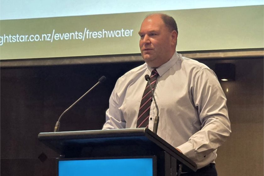 Andrew Hoggard, associate minister for the Environment