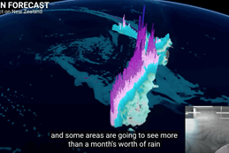 NIWA forecaster Chris Brandolino tracking the 'subtropical river of moisture' that was set to drench the country NIWA forecaster Chris Brandolino tracking the 'subtropical river of moisture' that was set to drench the country