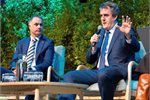 Local government and climate minister Simon Watts (left) and transport minister Chris Bishop at the Local Government NZ conference this week Local government and climate minister Simon Watts (left) and transport minister Chris Bishop at the Local Government NZ conference this week