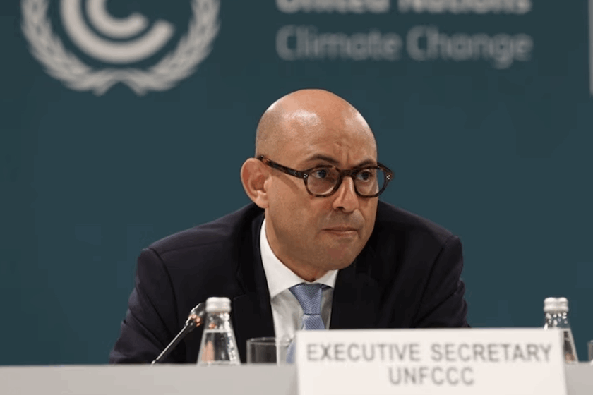 Simon Stiell has urged Australia to be ambitious when setting its 2035 emissions target.