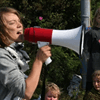 Greta Thunberg at the Norway protest Greta Thunberg at the Norway protest