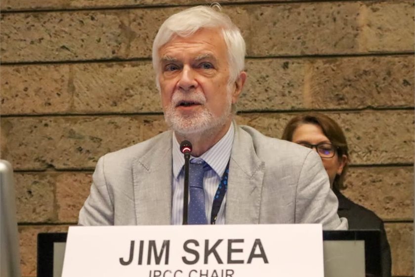 IPCC chair Jim Skea