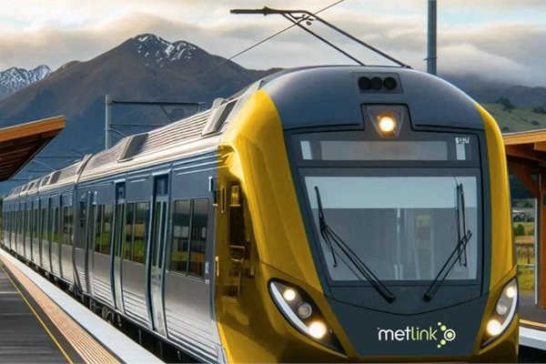 Metlink’s AI generated impression of a hybrid train. Metlink’s AI generated impression of a hybrid train.