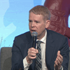 Labour leader Chris Hipkins speaking at the Climate Change and Business Conference in Auckland yesterday Labour leader Chris Hipkins speaking at the Climate Change and Business Conference in Auckland yesterday