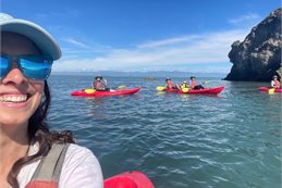 Emily Mabin Sutton (left) sold her car and took up sailing and boating as part of the low-carbon challenge Emily Mabin Sutton (left) sold her car and took up sailing and boating as part of the low-carbon challenge