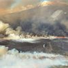 Tongariro National Park fire on Monday, 10 November