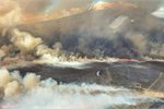 Tongariro National Park fire on Monday, 10 November