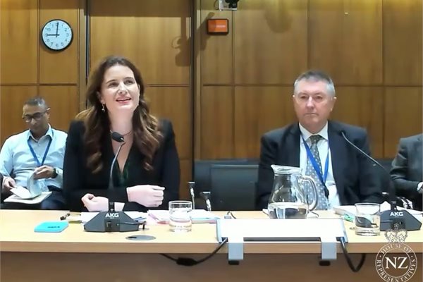 Nicola Willis spoke to the Finance and Expenditure Committee yesterday