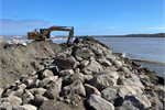 Phase two of South Mole restoration will see the structure extended to its full length at a height of 2.3 metres Phase two of South Mole restoration will see the structure extended to its full length at a height of 2.3 metres