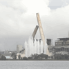 Liddell chimney stacks controlled explosion