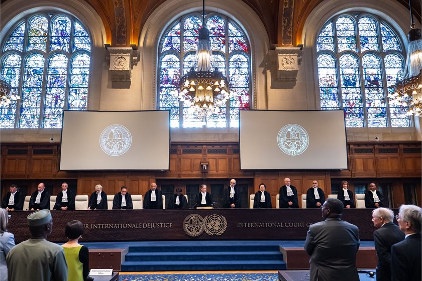 UN Photo/ICJ-CIJ/Frank van Beek