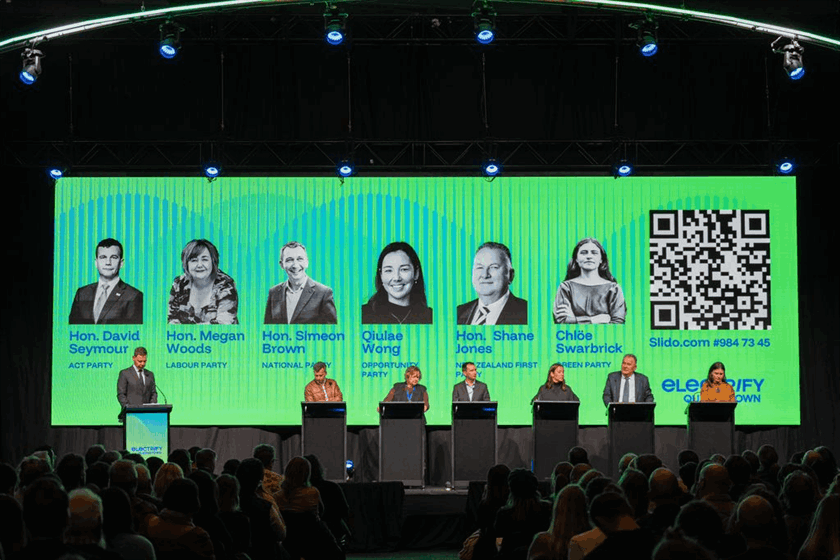 Political debate at Electrify Queenstown