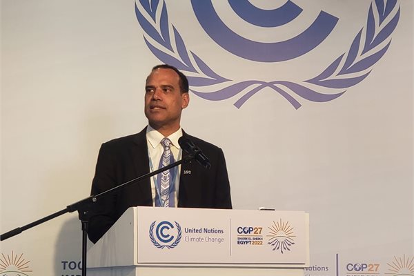 Vanuatu Minister of Climate Change, Ralph Regenvanu