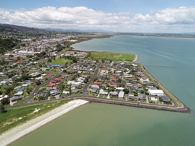 Moanataiari, Thames, was built on reclaimed land