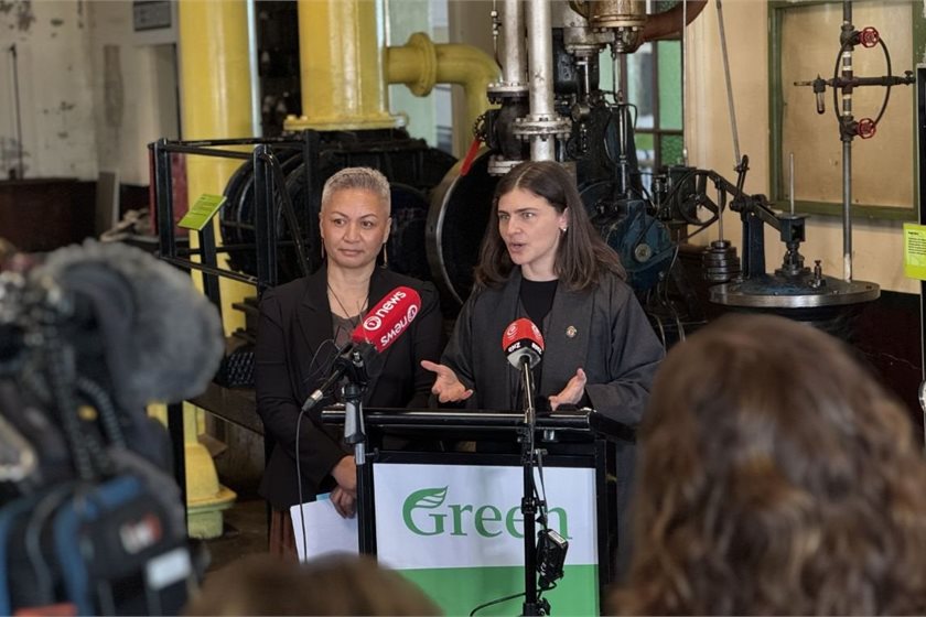 Green Party co-leaders Marama Davidson and Chlöe Swarbrick