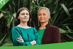 Green Party co-leaders Chlöe Swarbrick and Marama Davidson