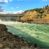 Clutha River downstream from Roxburgh hydro dam