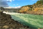 Clutha River downstream from Roxburgh hydro dam