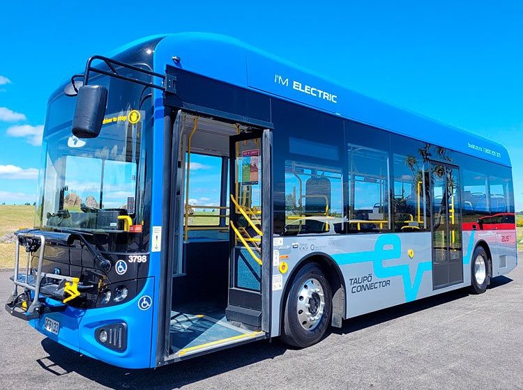 An electric bus fleet will be on the urban roads of Napier and Hastings around August 2027.