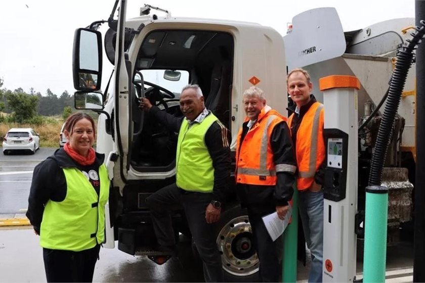 New chargers for heavy electric vehicles open at Lower Hutt's Silverstream Landfill