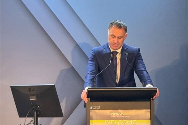 Climate Change and Energy Minister Simon Watts at last year's Carbon Forestry conference