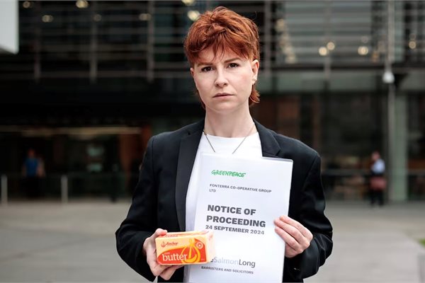 Greenpeace spokesperson Sinéad Deighton-O’Flynn