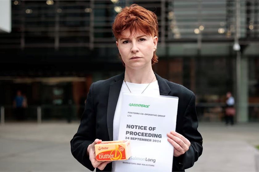 Greenpeace spokesperson Sinéad Deighton-O’Flynn