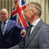 Justice Minister Paul Goldsmith (right) with Prime Minister Christopher Luxon