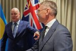 Justice Minister Paul Goldsmith (right) with Prime Minister Christopher Luxon