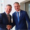Climate Change Minister Simon Watts (right) with Australian Climate Change and Energy Minister, and COP31 head of negotiations, Chris Bowen.