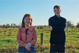 UC PhD candidates Mingyuan Liu and Jack Lloyd-Scott