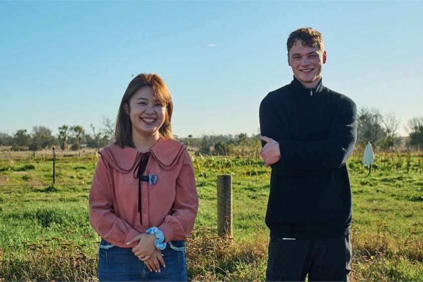 UC PhD candidates Mingyuan Liu and Jack Lloyd-Scott