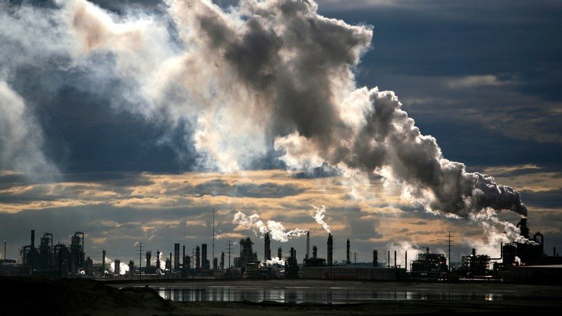 Syncrude Oil Operations near Fort McMurray, Alberta, Canada