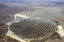 Solar power stations in Andalusia, Spain.