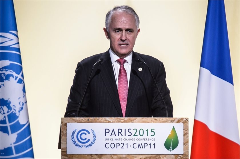 Malcolm Turnbull in Paris